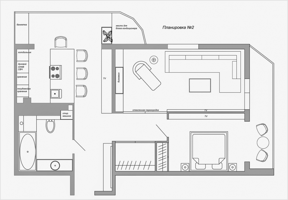 Хрущевка планировка планировка 2к