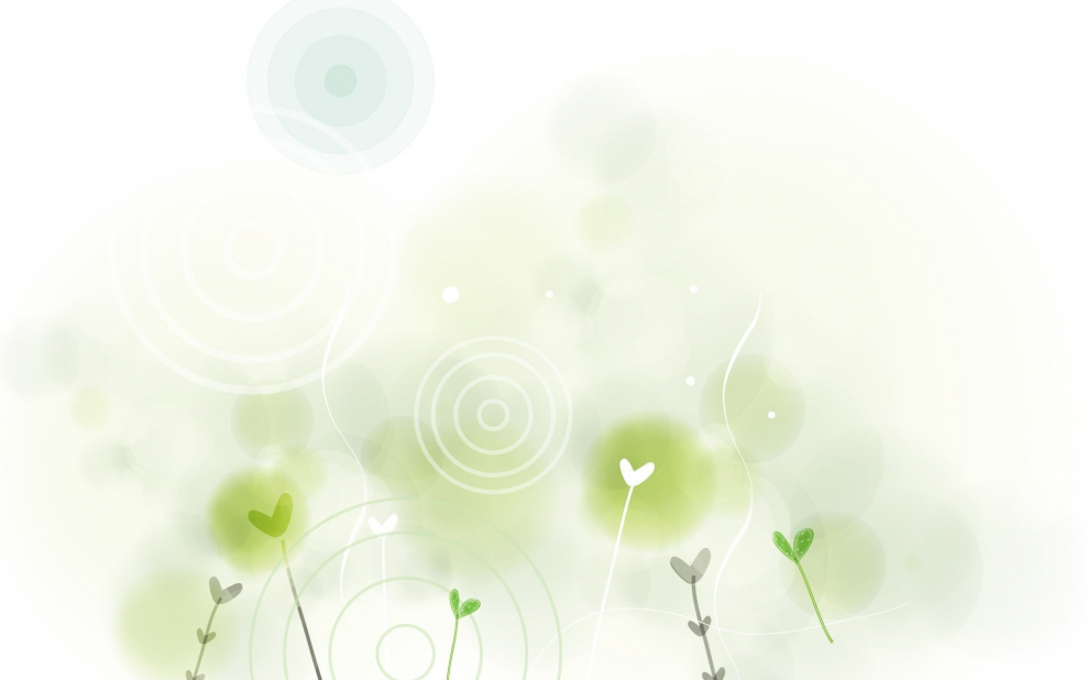 Нежно зеленый фон