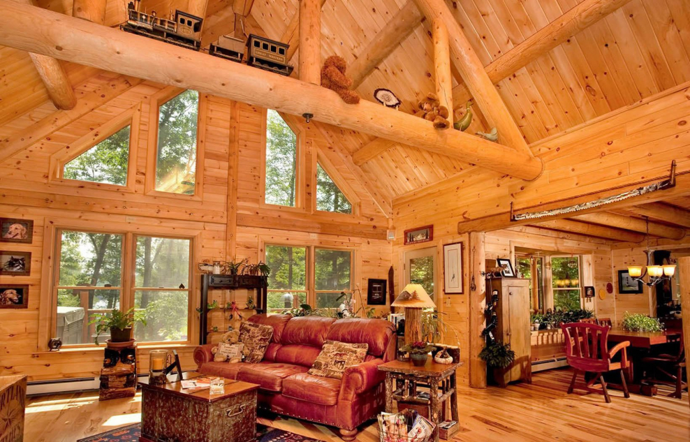 Канадские дома внутри