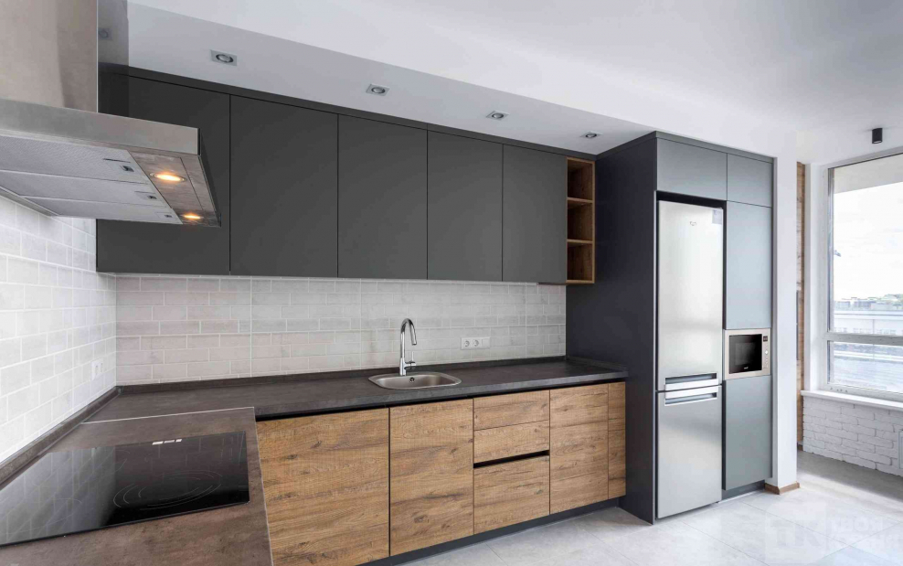 Кухонный гарнитур под дерево