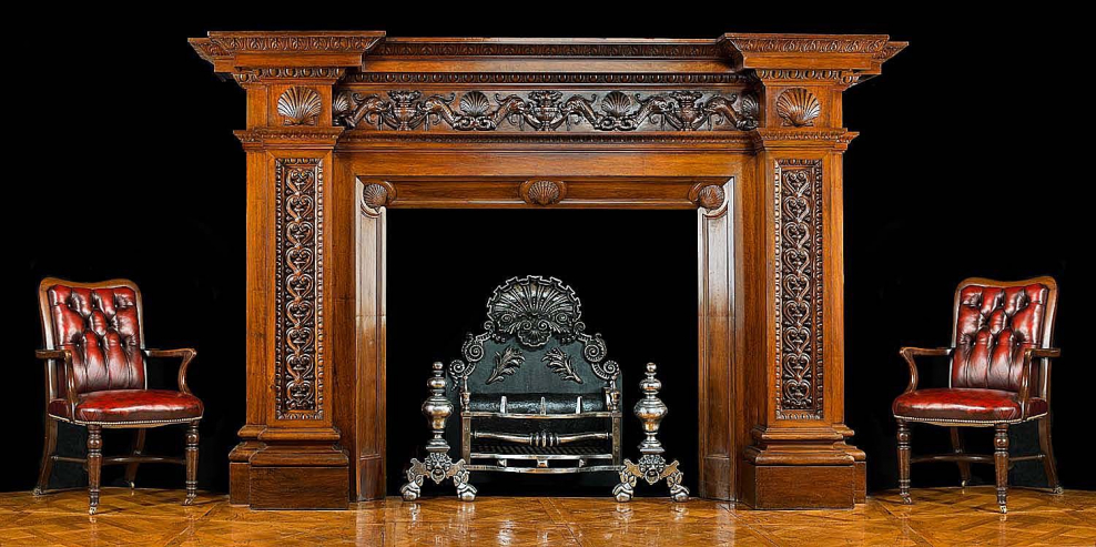 Камин антиквариат