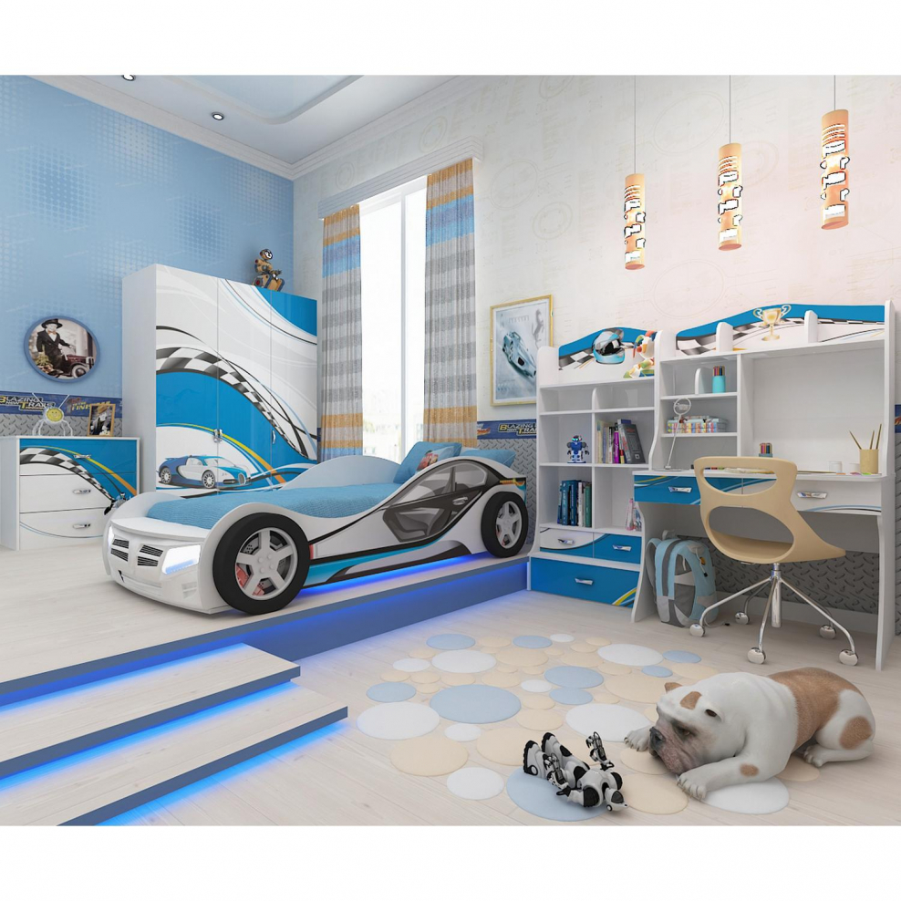 Комната для мальчика с машинками