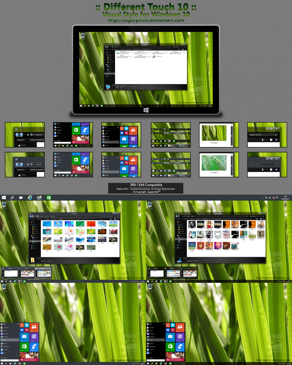 Трафареты в дизайне мокап