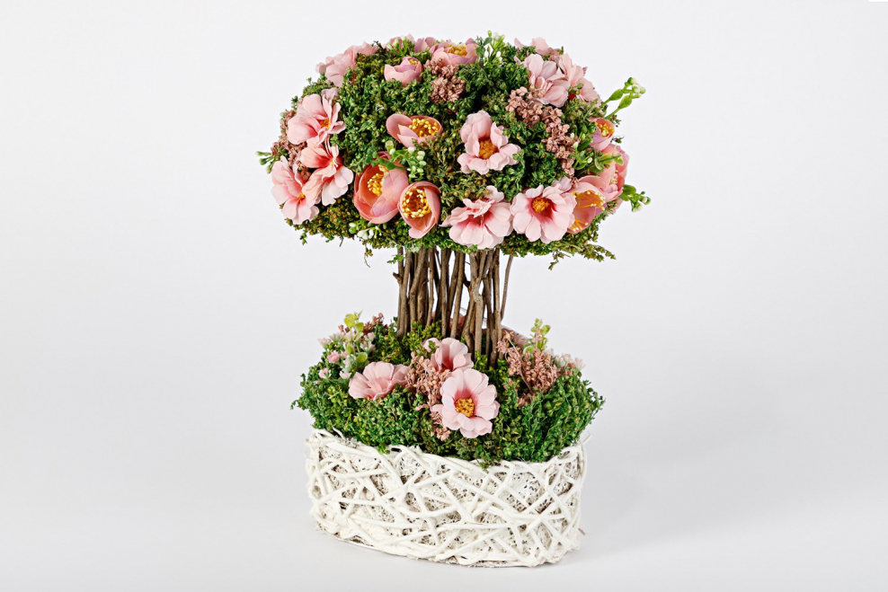 Композиции из искусственных цветов