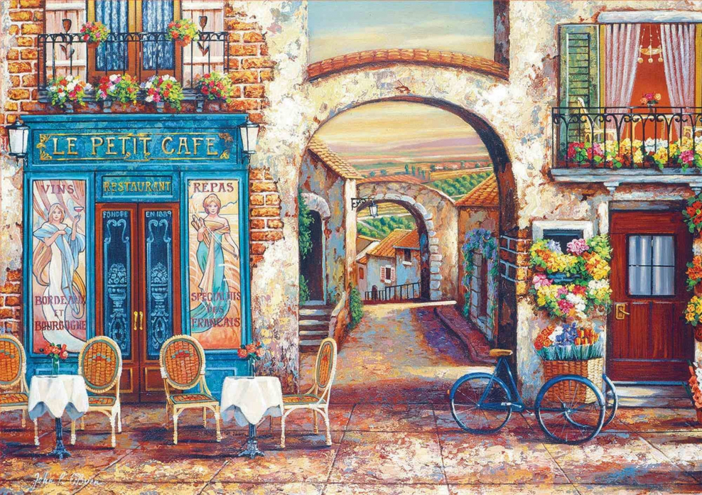 18014 Пазл 4000 деталей маленькое кафе