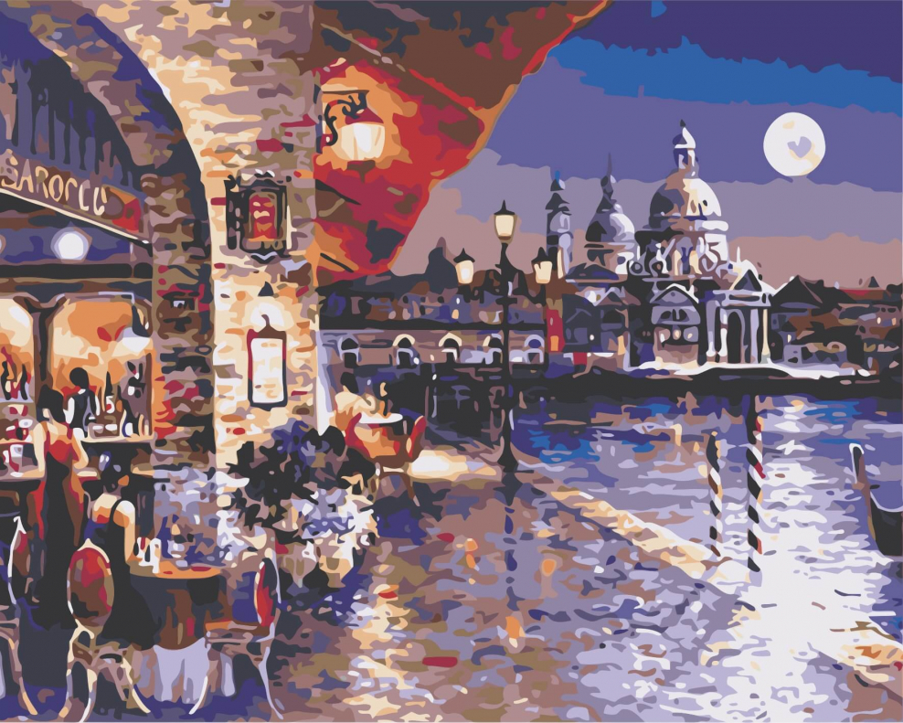 Алмазная мозаика вечерняя Венеция