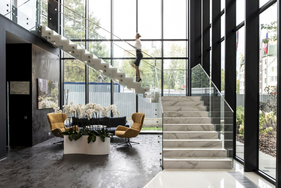 Офис интерьер Сибур