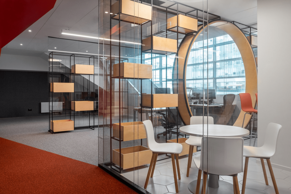 Офис отдела продаж интерьер