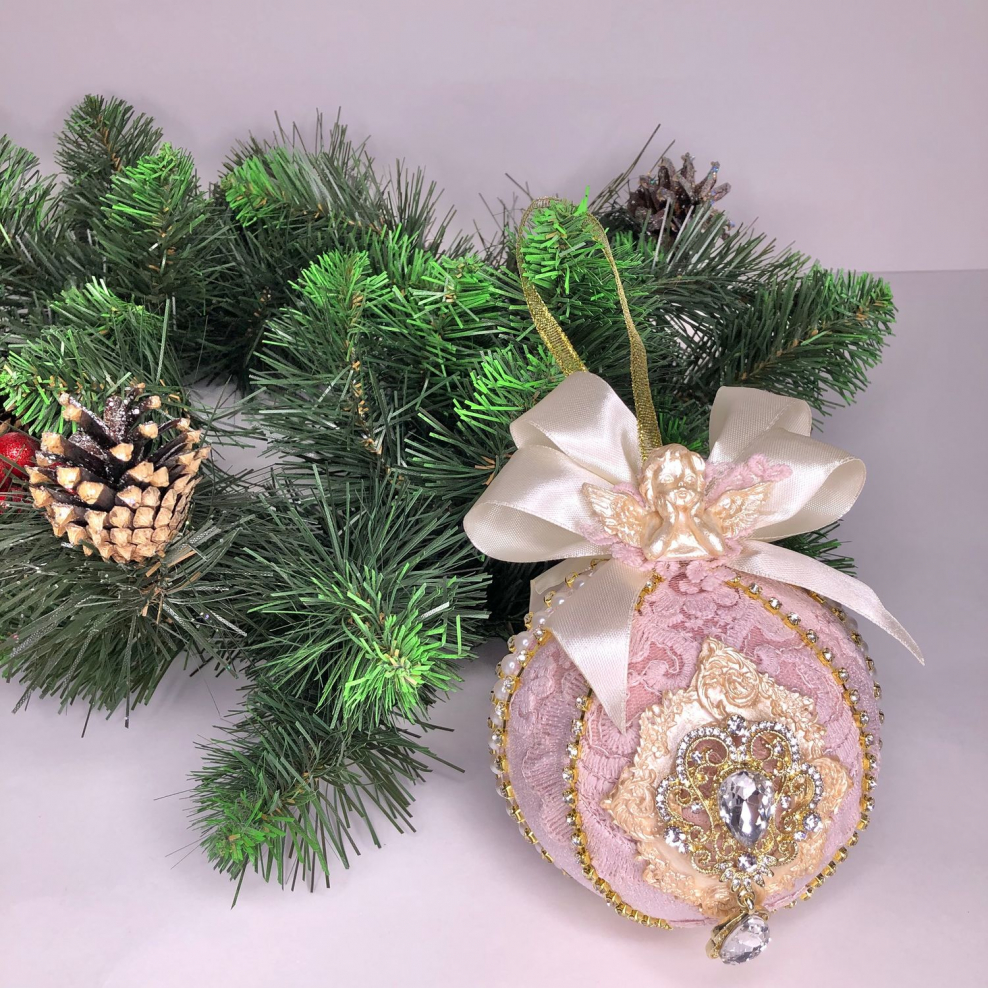 Как самой сделать ёлочные украшения шары на ёлку