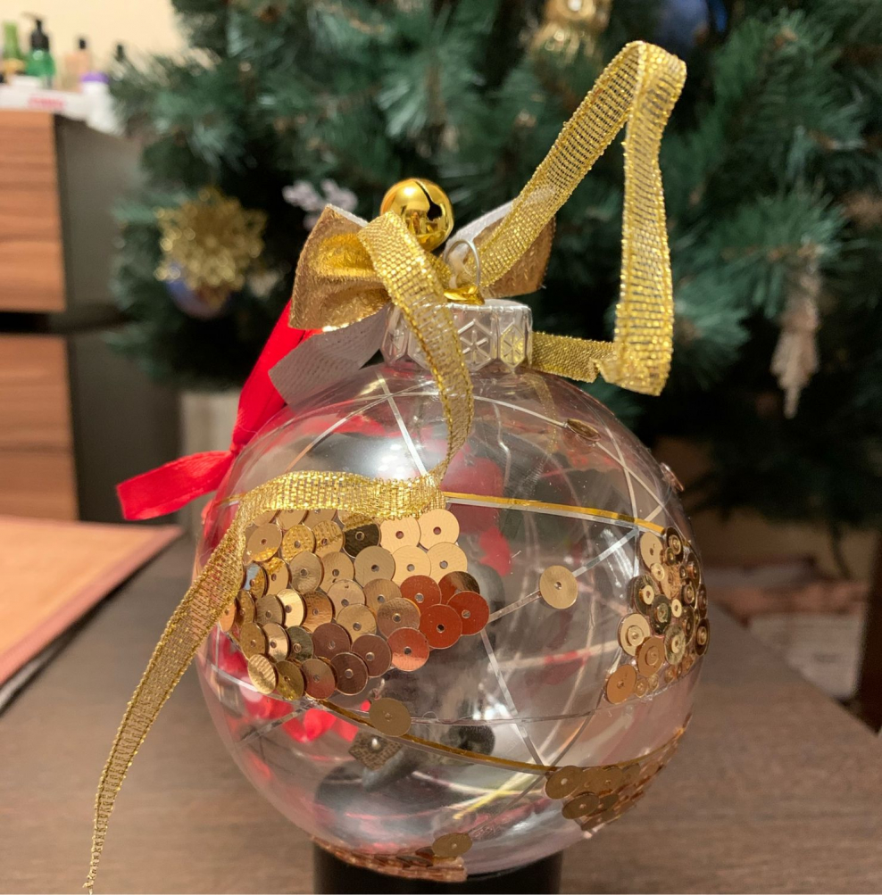 Новогодние композиции с шарами