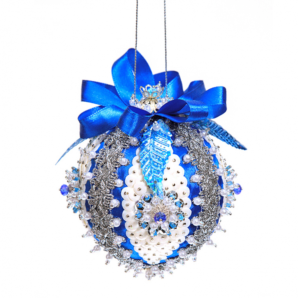 Набор шаров пластик d-8см, 6шт Флер