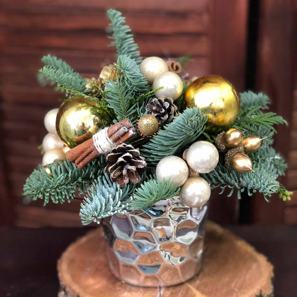 Миниатюрные новогодние композиции