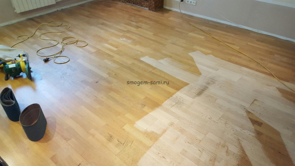 Паркет из фанеры в виде листика