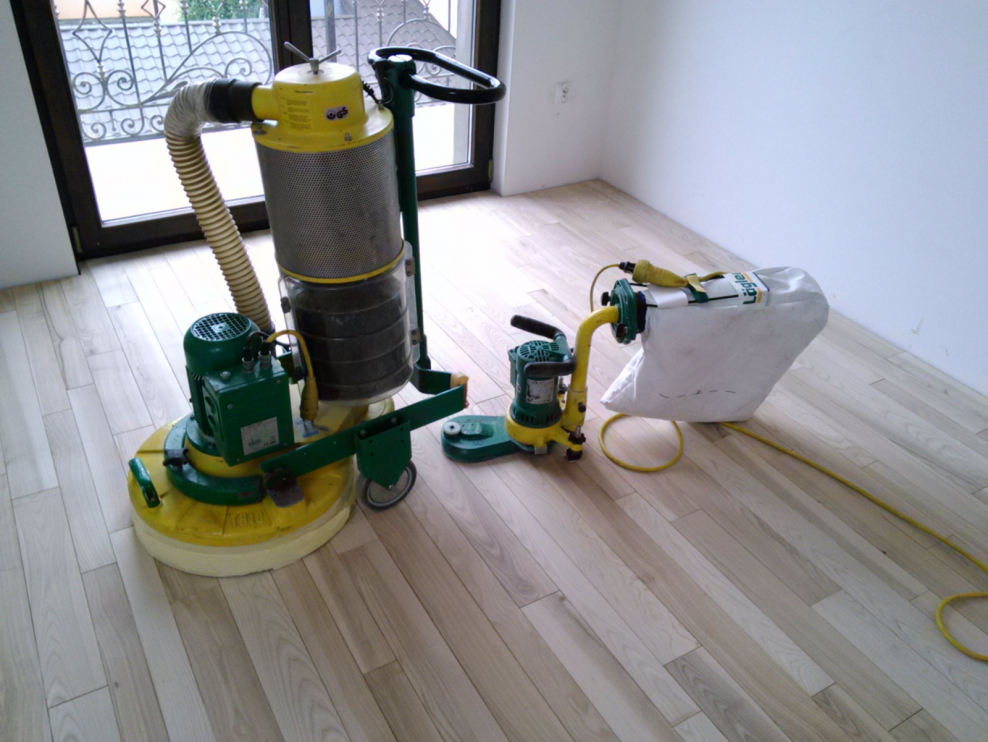 Шлифовка паркета