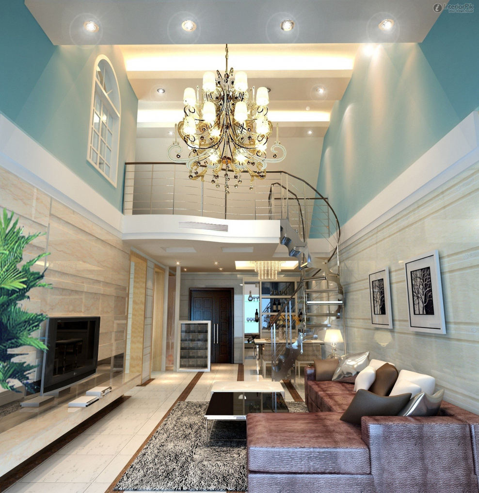 Освещение высокого потолка