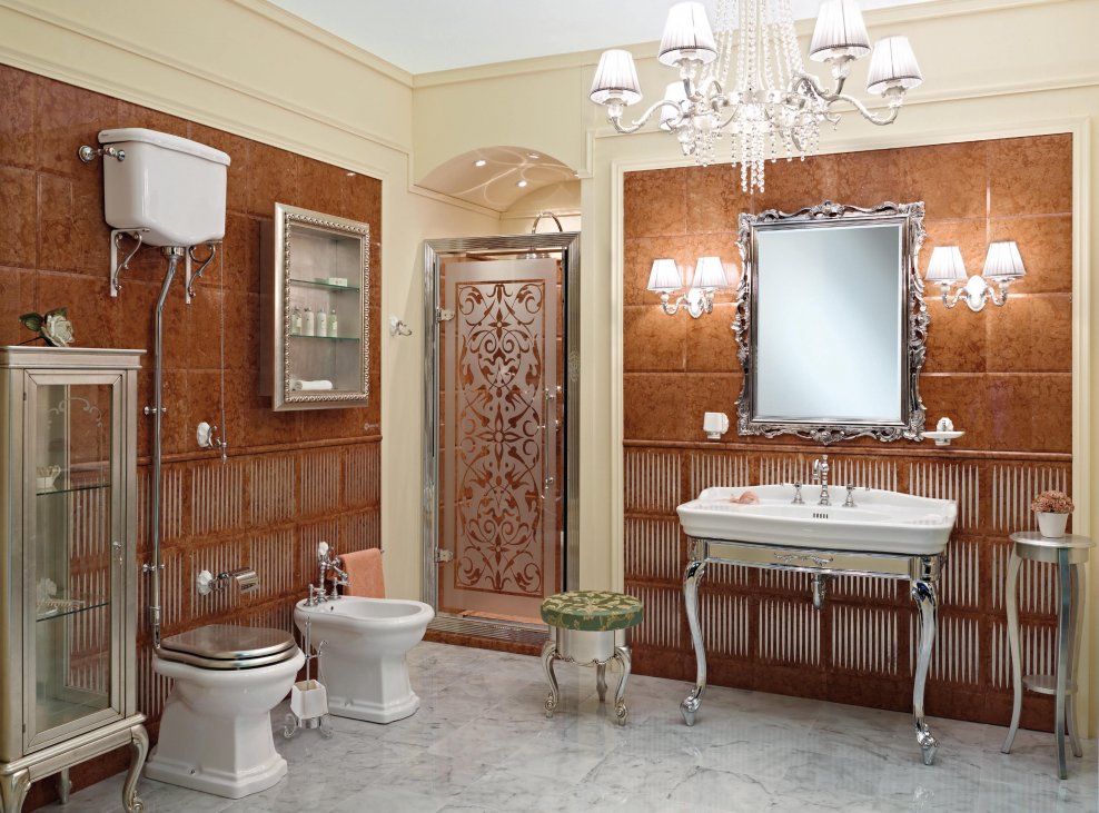 Комплект мебели для ванной 80/3 Lineatre Lady