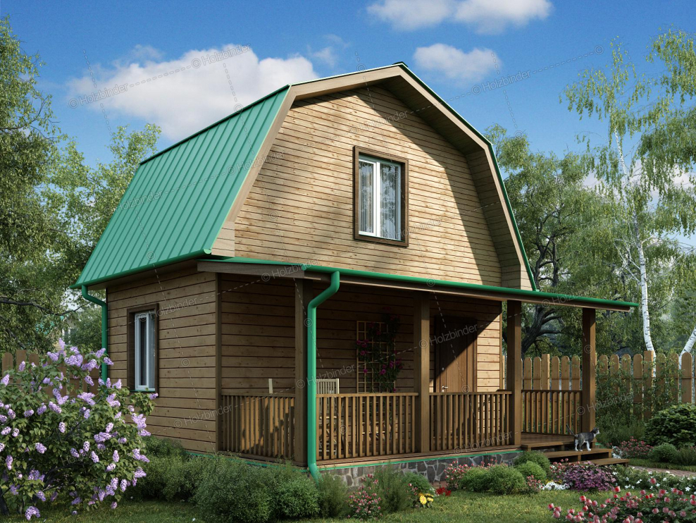 Готовые дома для дачи в 90х