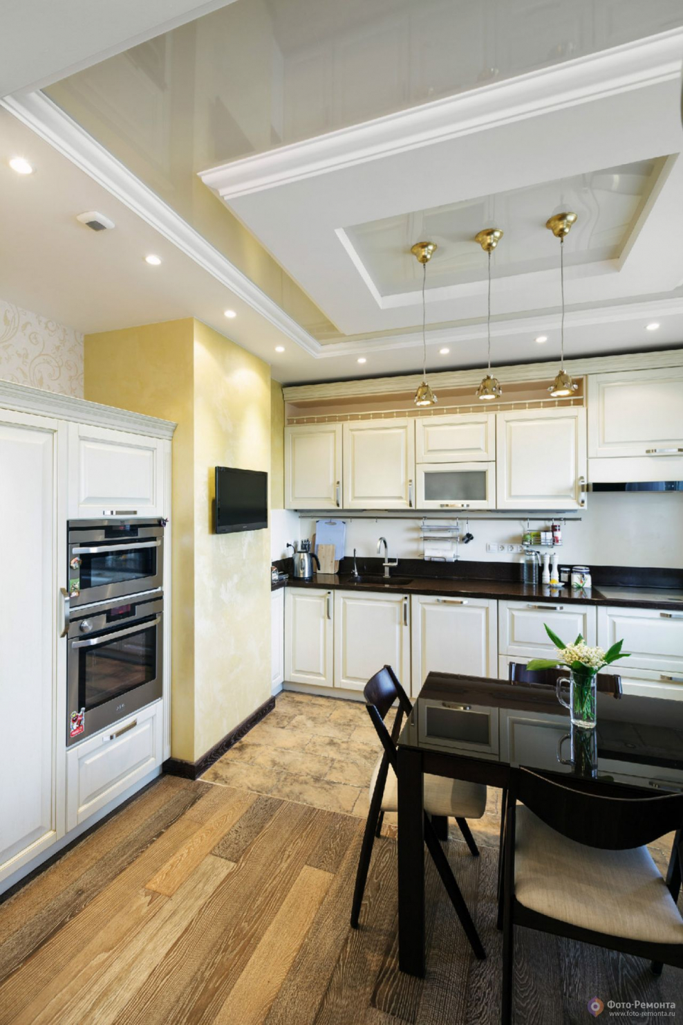 Дизайнерские проекты кухни гостиной