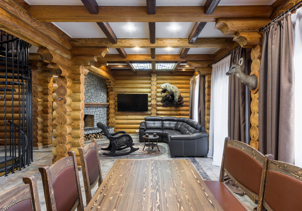 Отделка домов из сруба