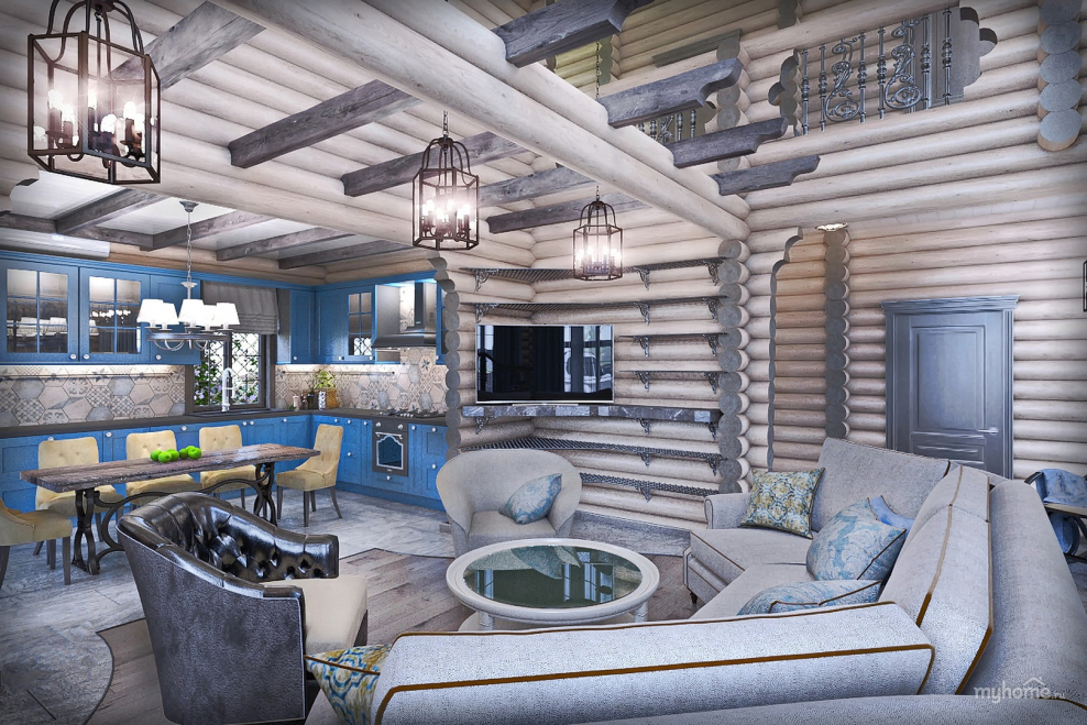 Деревянный дом оцилиндровка из оцилиндрованного