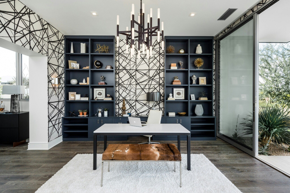 Декоративная перегородка из профильной трубы