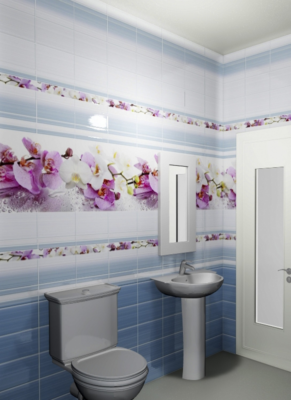 Панели стеновые Новита для ванной Альбина