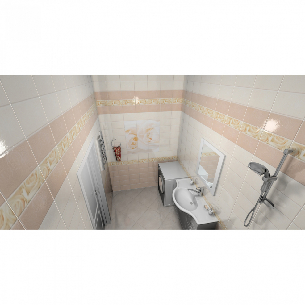 Панель ПВХ Акватон вальс бежевый