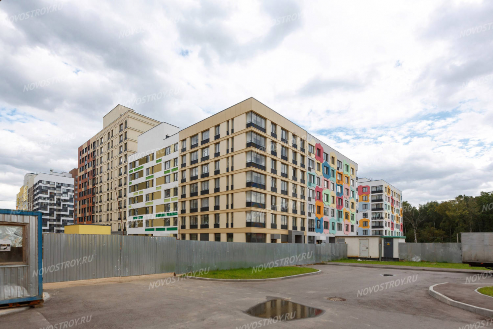 Микрогород в лесу подъезды