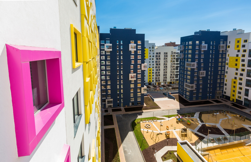 Ход строительства Микрогорода в лесу