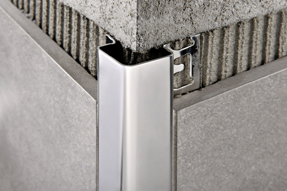 Профиль нержавейка для плитки sb203