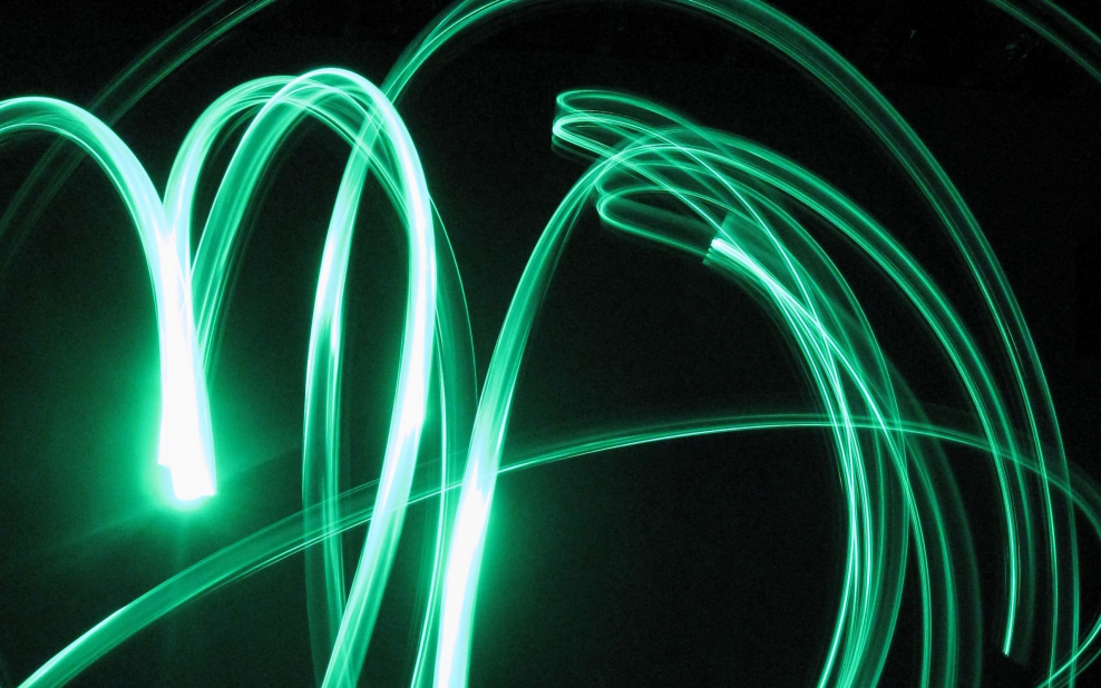 Зеленый неон