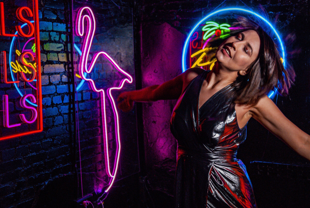 Неоновая фотосессия