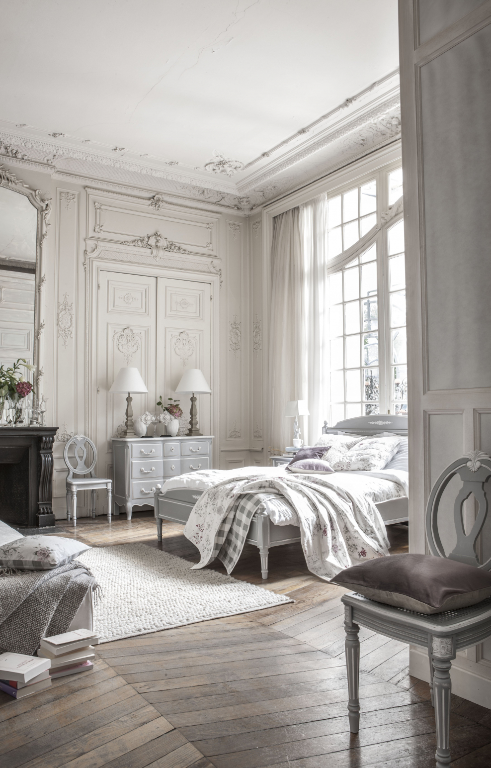 Шторы в стиле Прованс для спальни