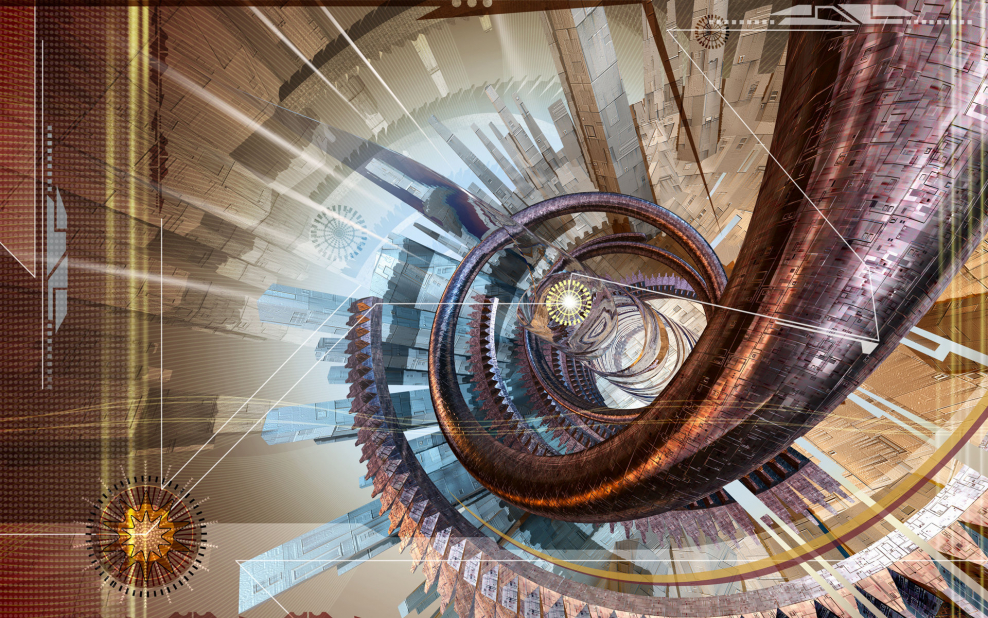 Картины в стиле Техно