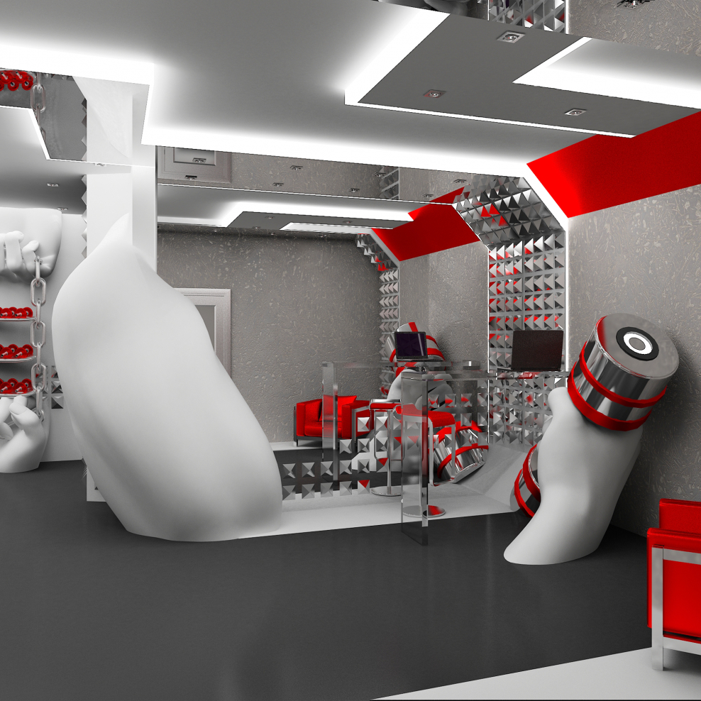 Плавные линии в интерьере