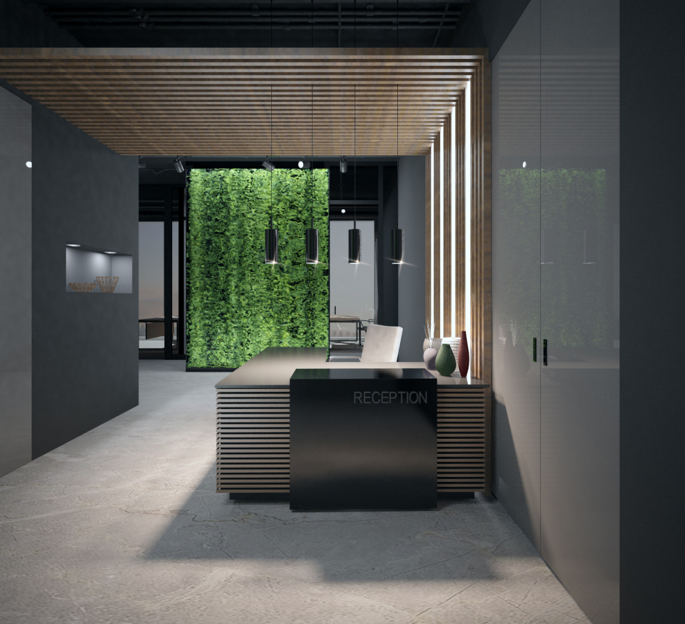 Интерьер ресторана в стиле хайтек