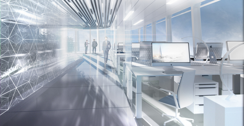 Футуристическая стена