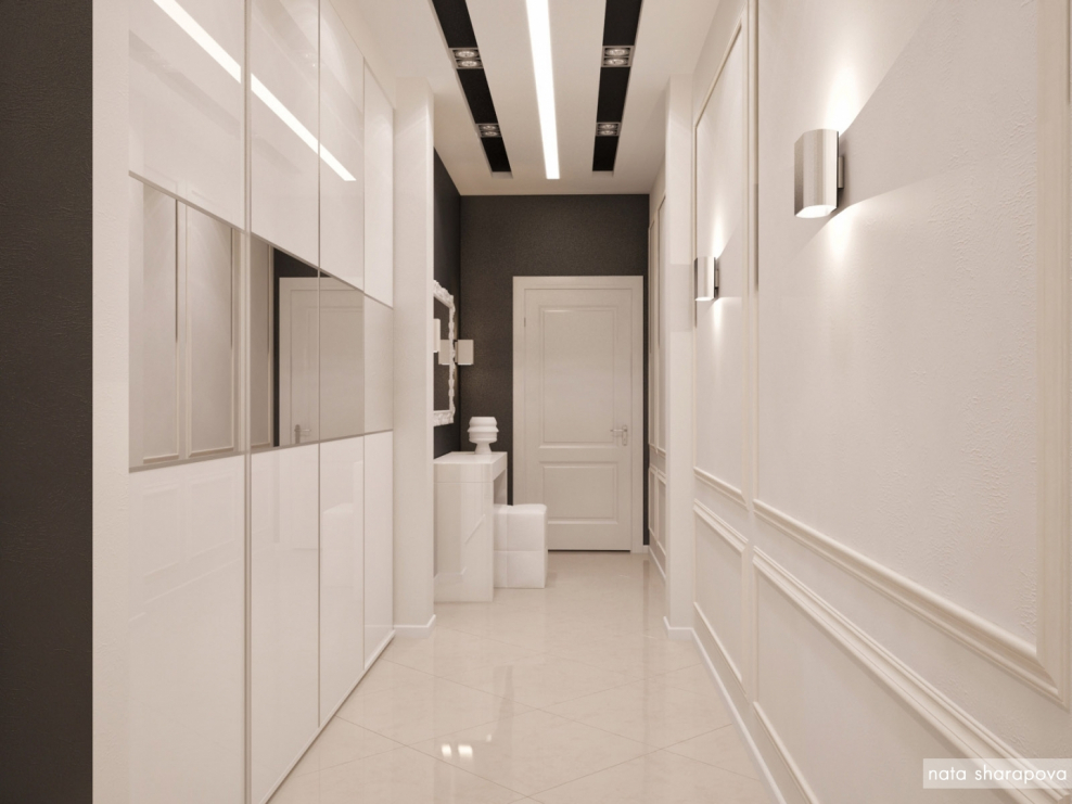 Современный светлый коридор