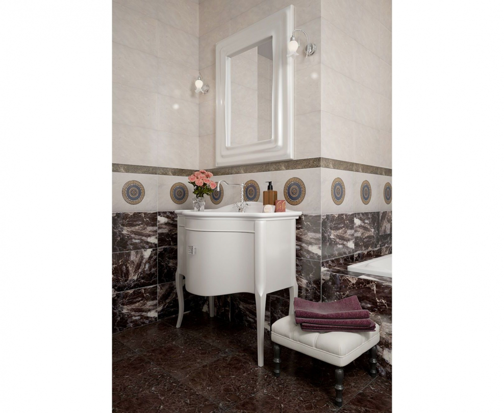 Плитка декор Лацио беж.