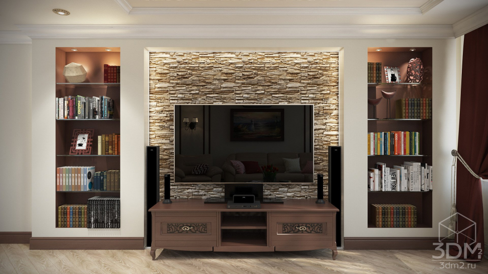 Стенка с нишами