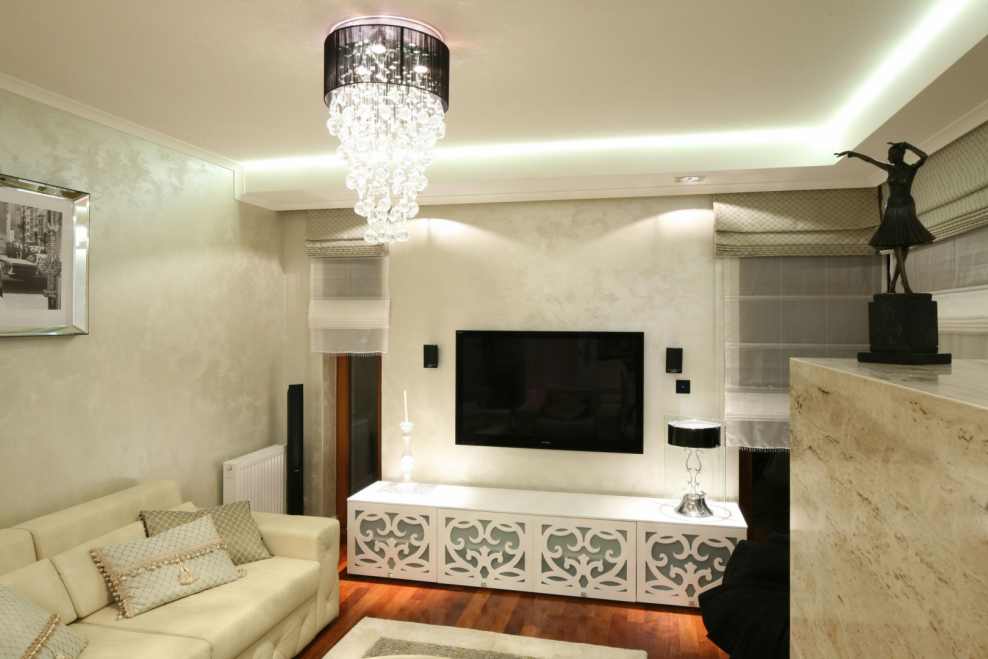 Место под телевизор в гостиной