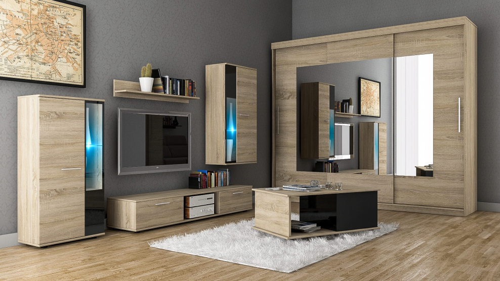 Дуб Юкон гостиная