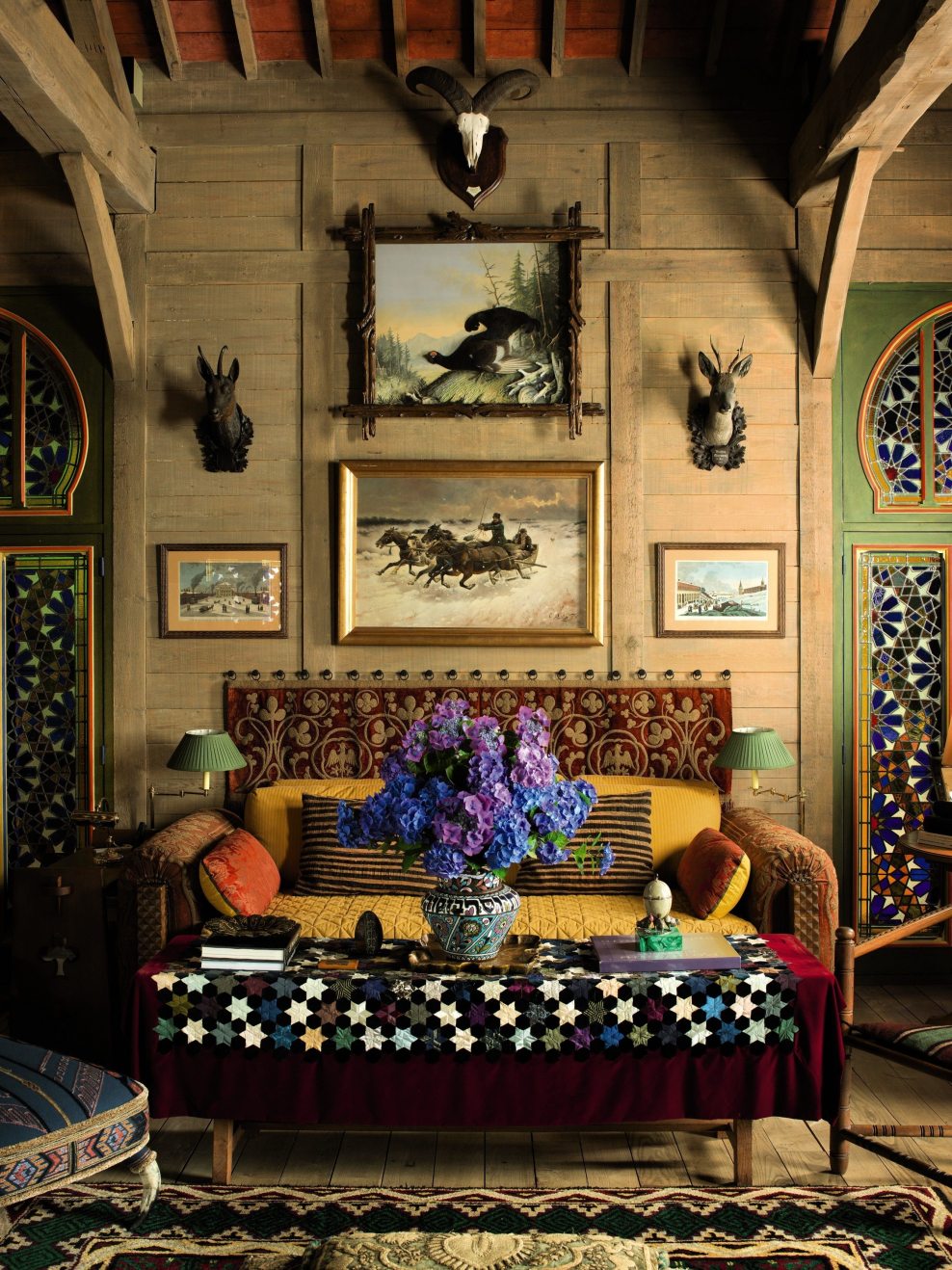 Интерьер в русском народном стиле