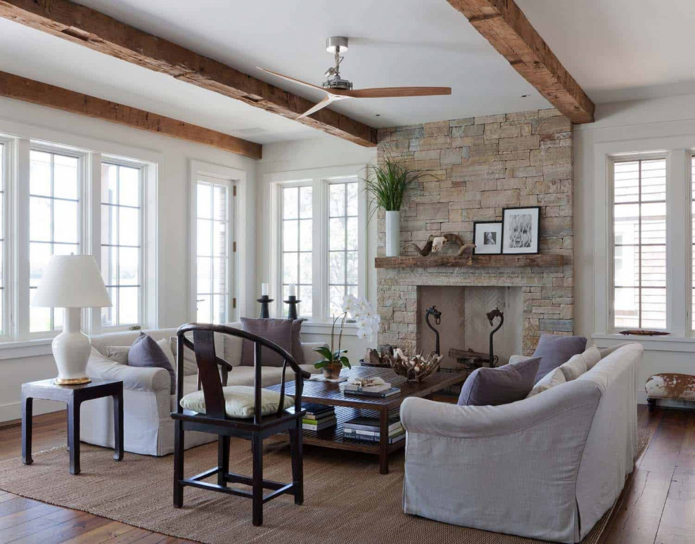 Фальшбалки в интерьере лофт