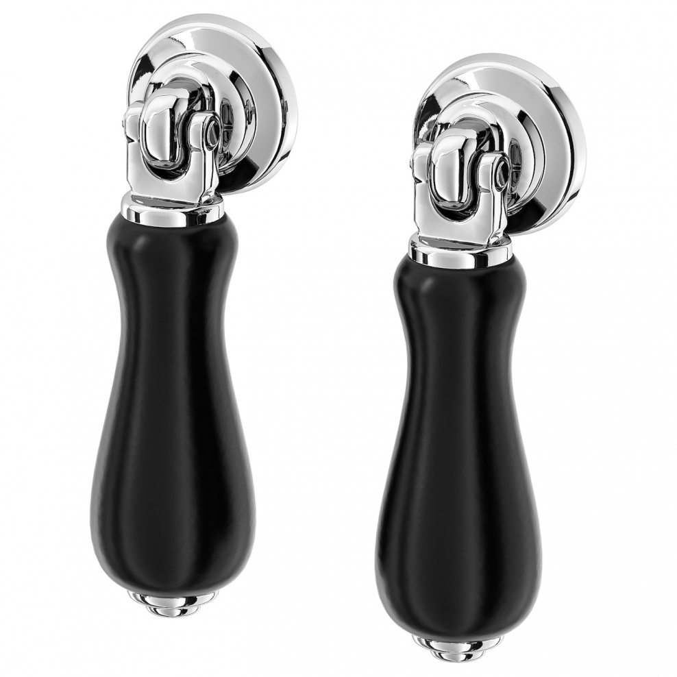 Skärhamn СКЭРХАМН ручка, черный/хромированный 148 мм