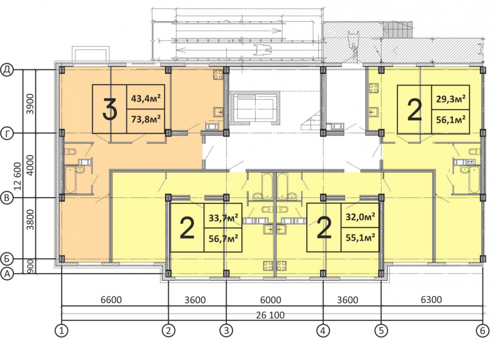 Планировка парадных
