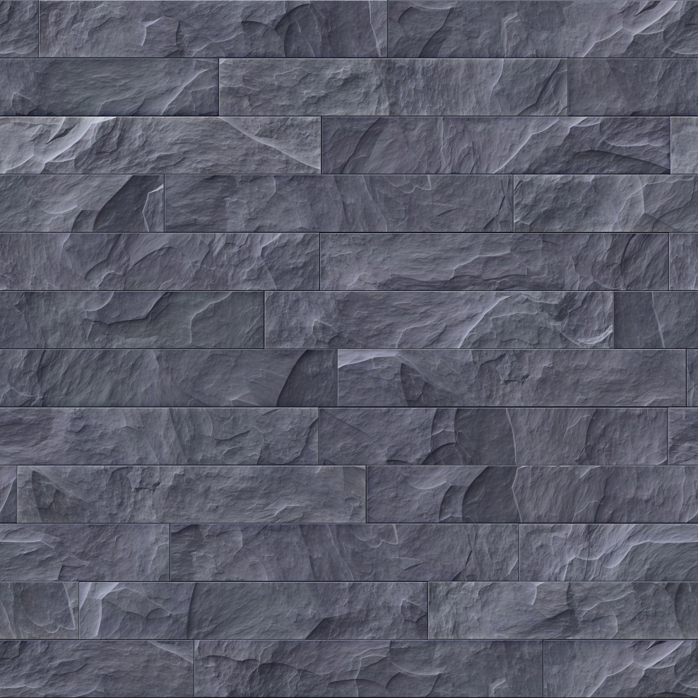 Сланец Black Slate стена