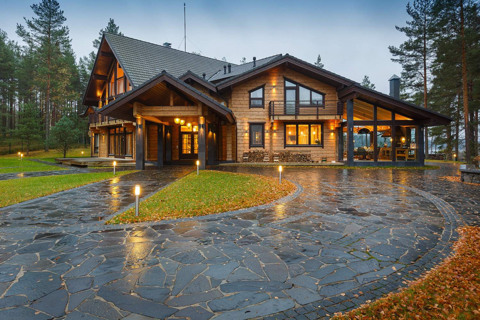 Красивые фасады домов