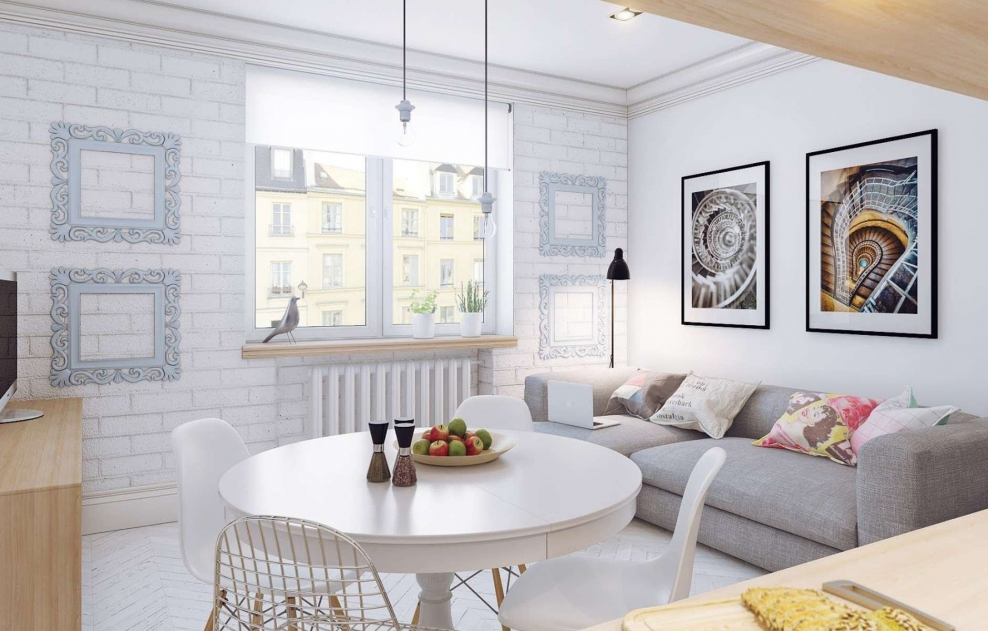 Красивый интерьер в шведском стиле