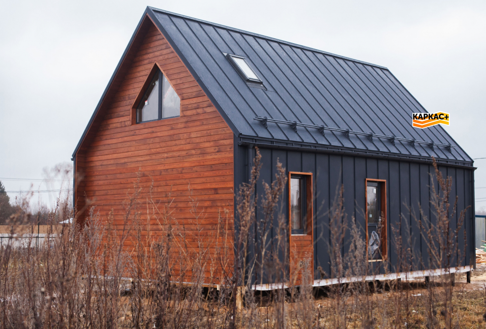 Барнхаус отделка профлистом
